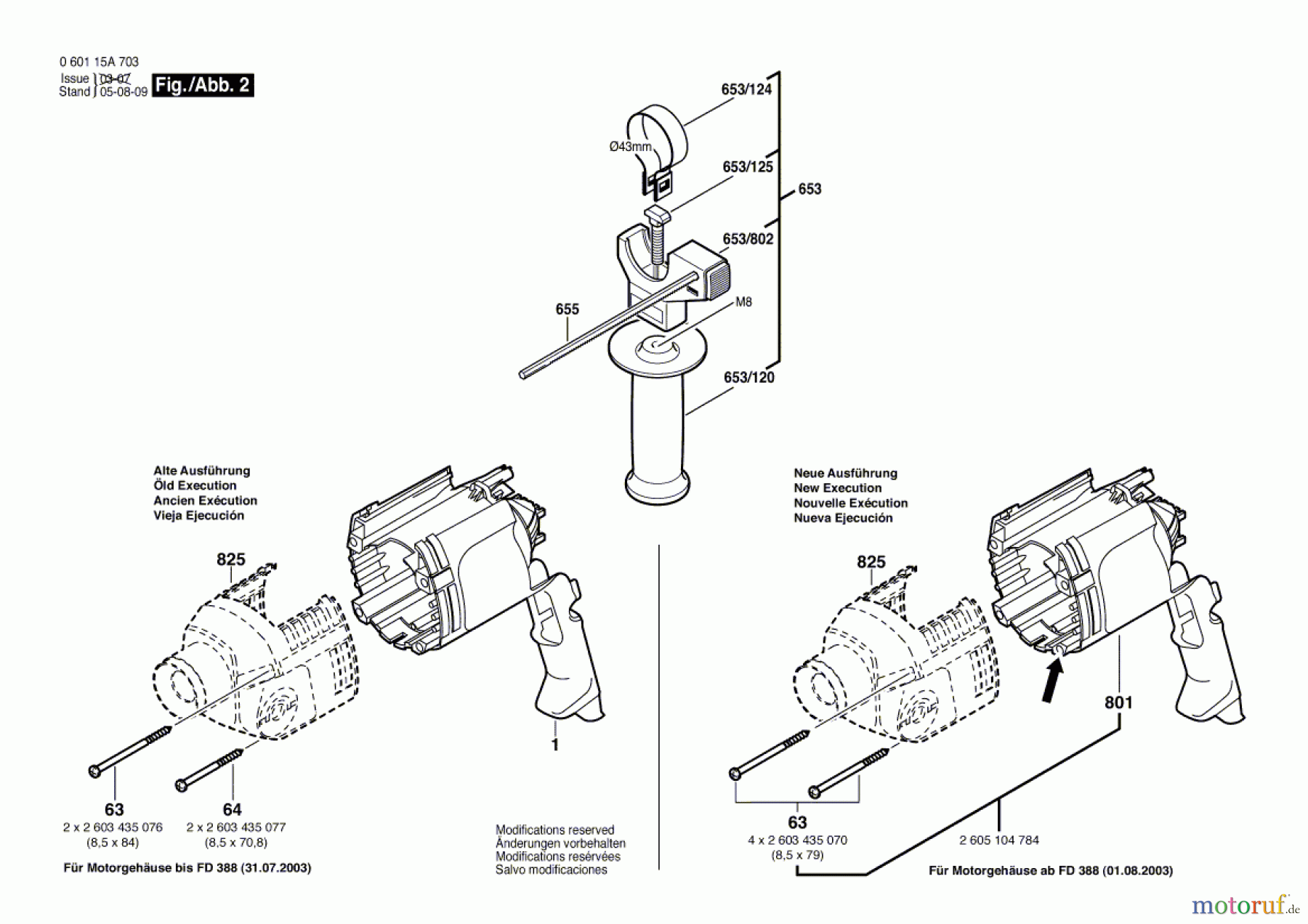  Bosch Werkzeug Schlagbohrmaschine GSB 2200 Seite 2