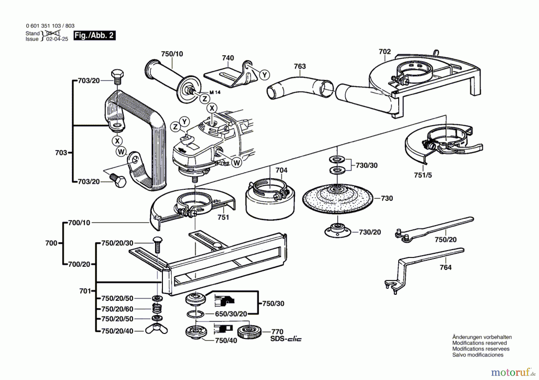  Bosch Werkzeug Winkelschleifer GWS 19-180 Seite 2