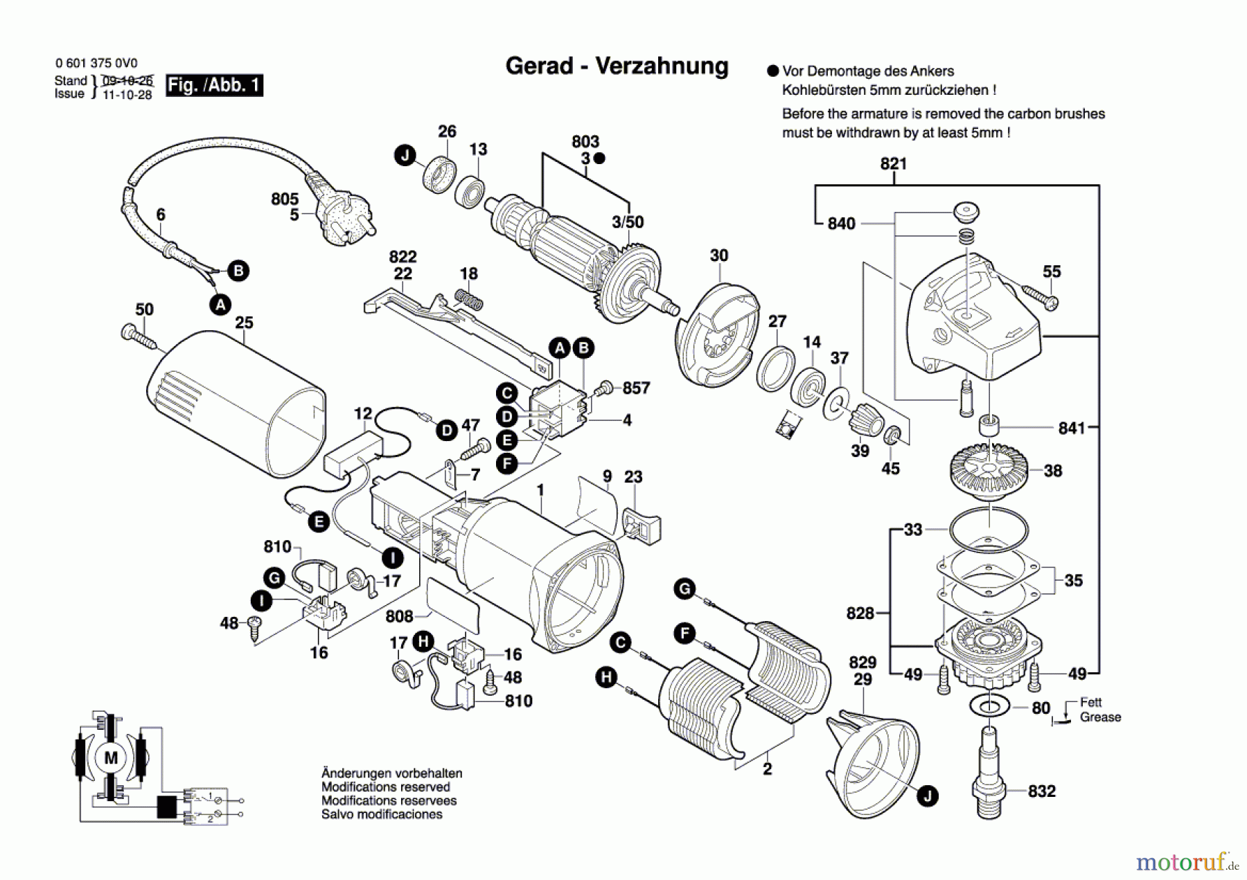  Bosch Werkzeug Winkelschleifer GWS 600 Seite 1