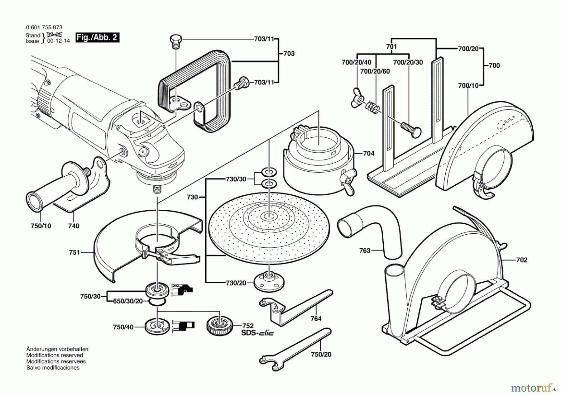  Bosch Werkzeug Winkelschleifer GWS 25-180 J Seite 2