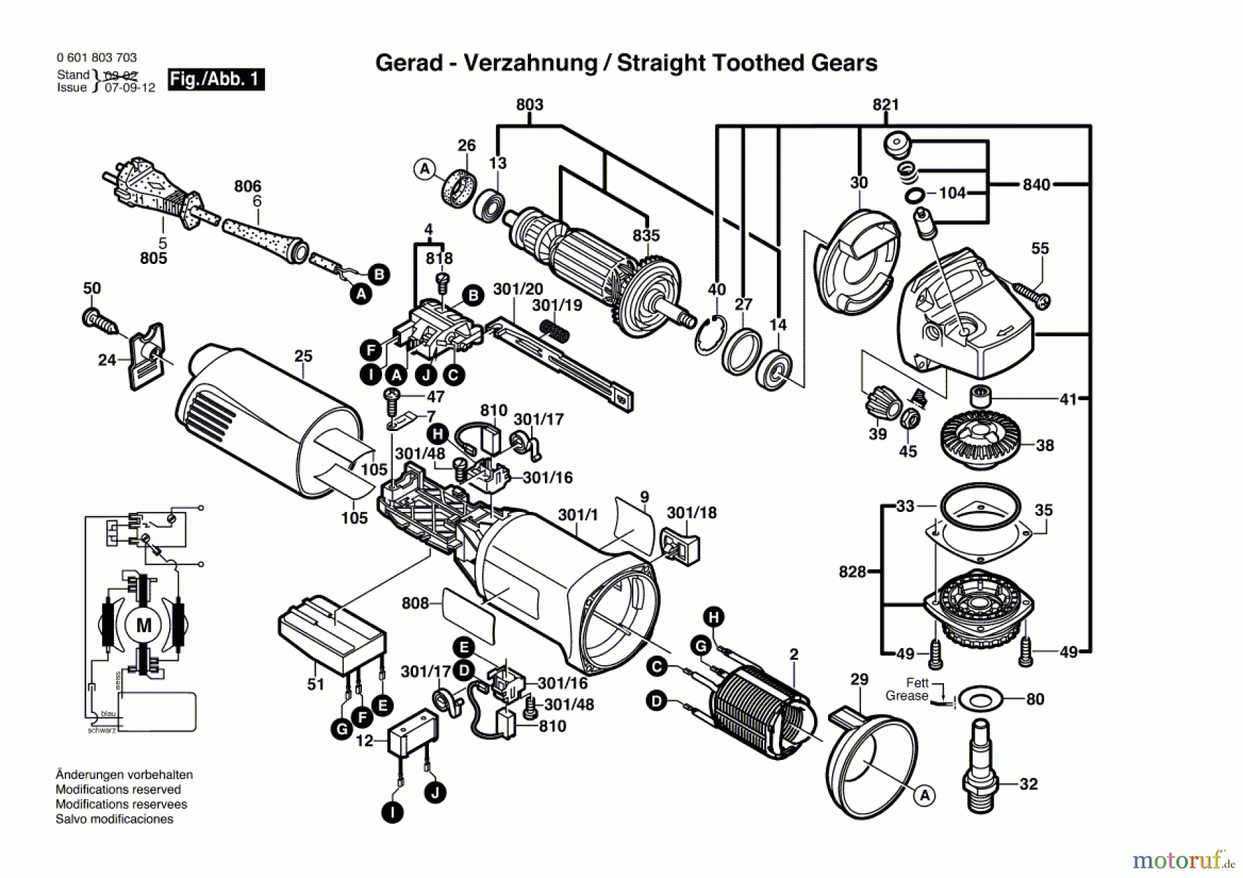  Bosch Werkzeug Winkelschleifer GWS 10-125 CE Seite 1