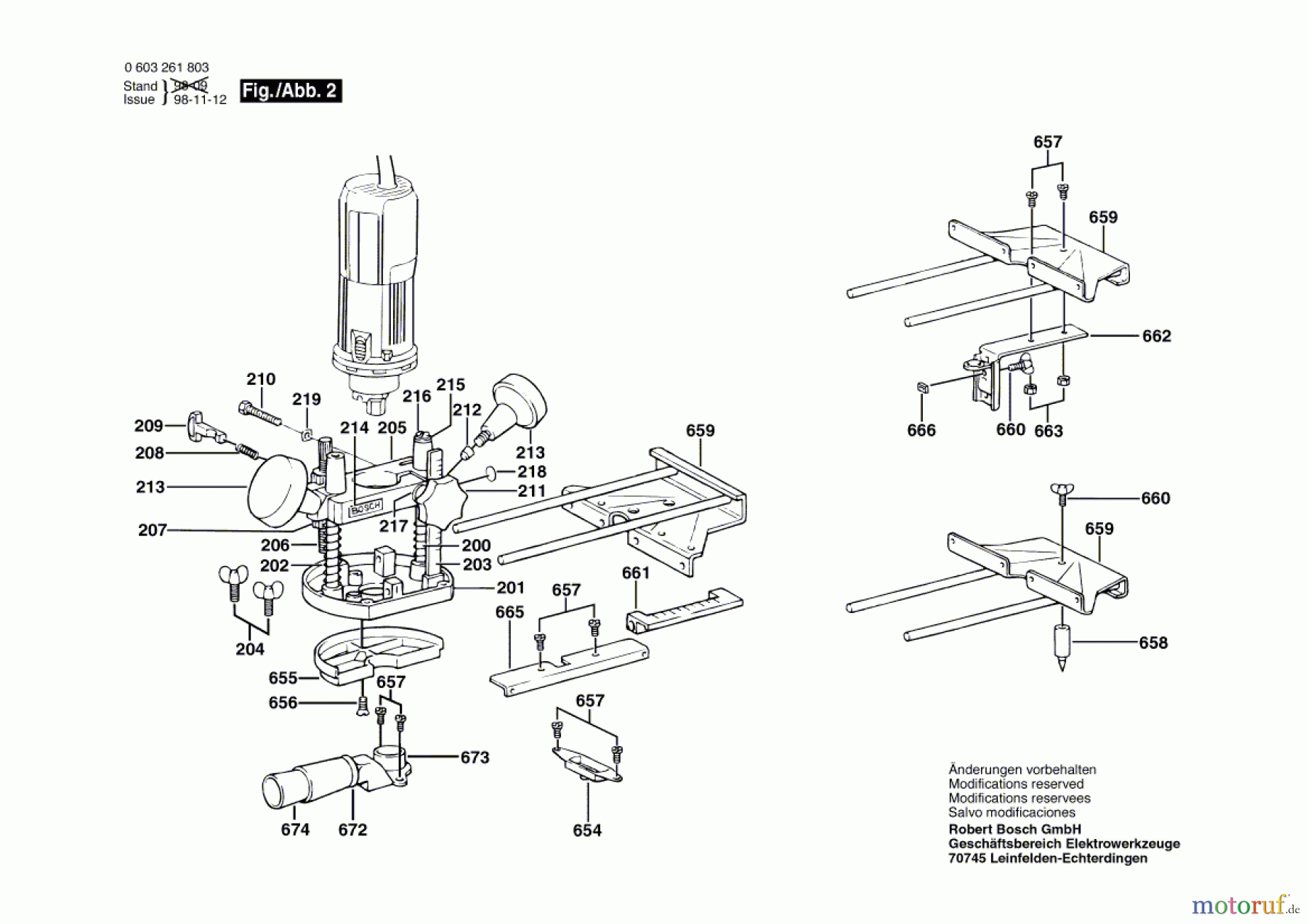  Bosch Werkzeug Oberfräse POF 500 A Seite 2