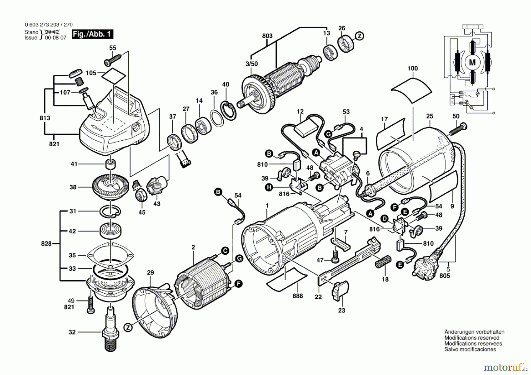  Bosch Werkzeug Winkelschleifer PWS 710 Seite 1