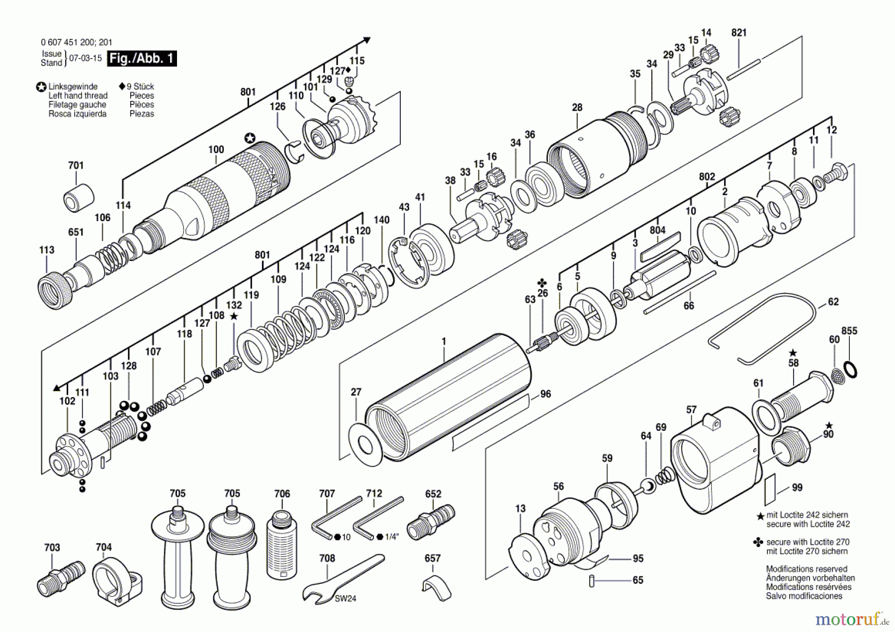 Bosch Werkzeug Pw-Schrauber-Ind 370 WATT-SERIE Seite 1