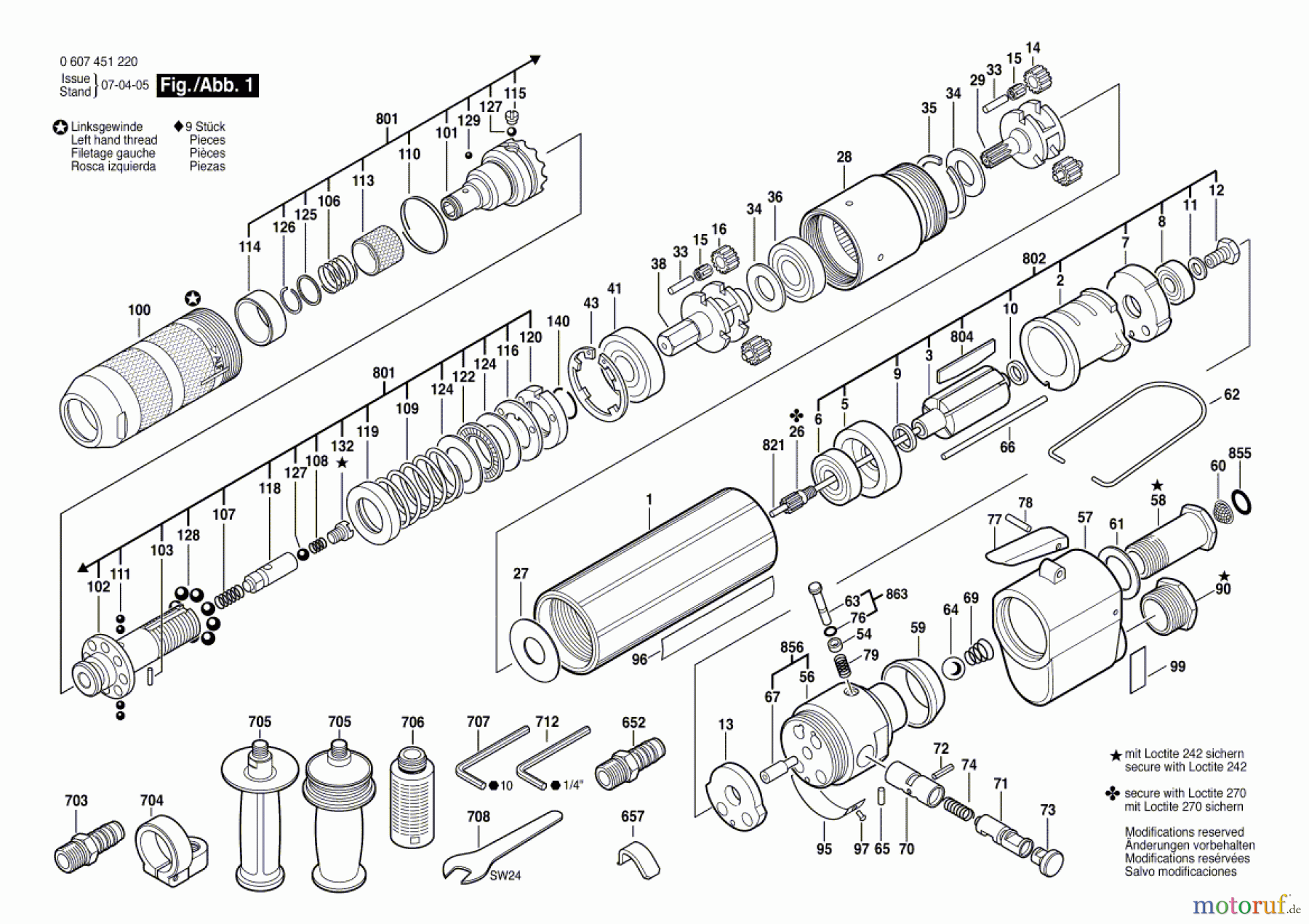 Bosch Werkzeug Pw-Schrauber-Ind 370 WATT-SERIE Seite 1