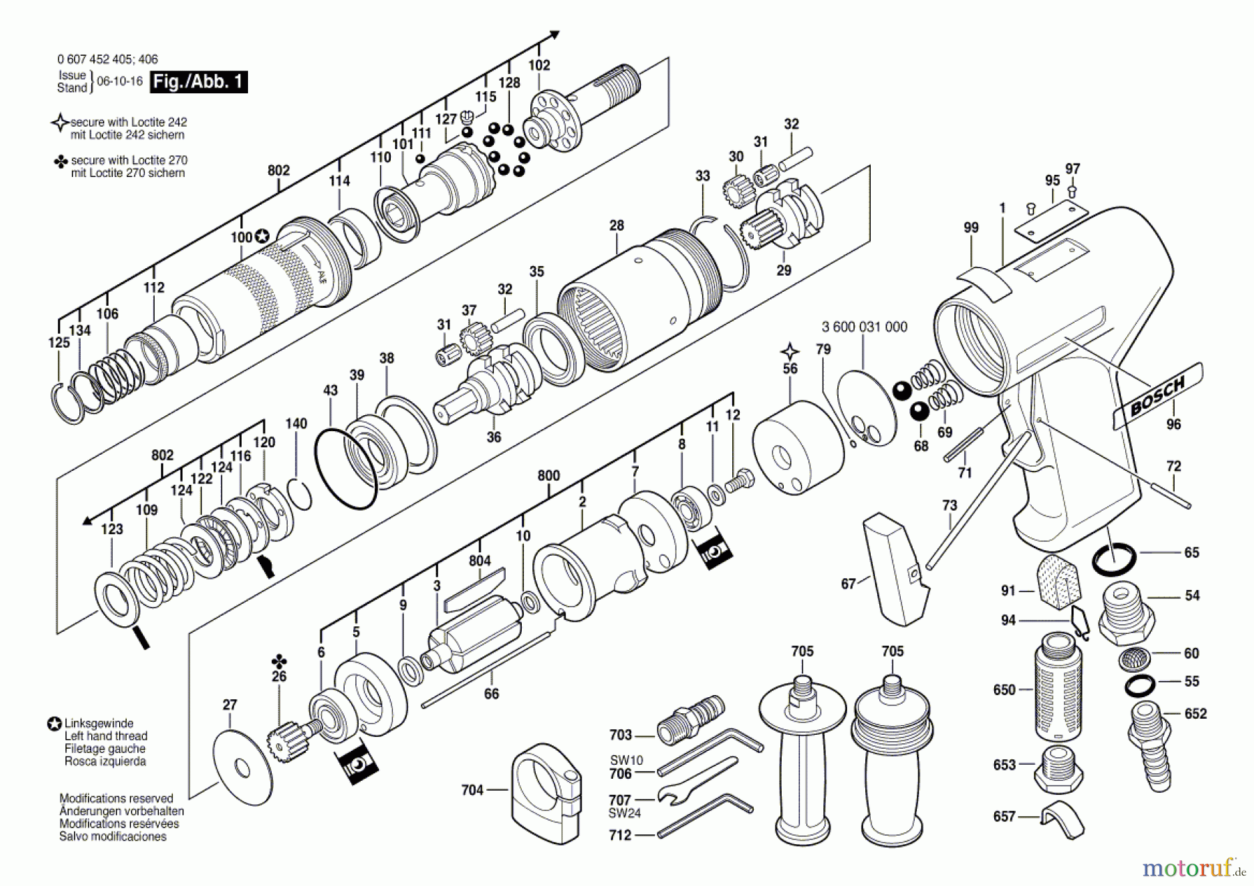 Bosch Werkzeug Pw-Schrauber-Ind 550 WATT-SERIE Seite 1