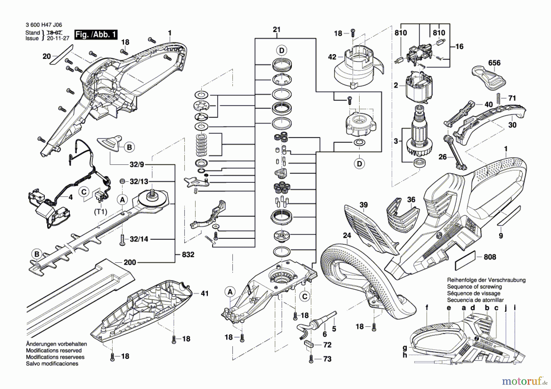  Bosch Gartengeräte Heckenschere AHS 65-34 Seite 1