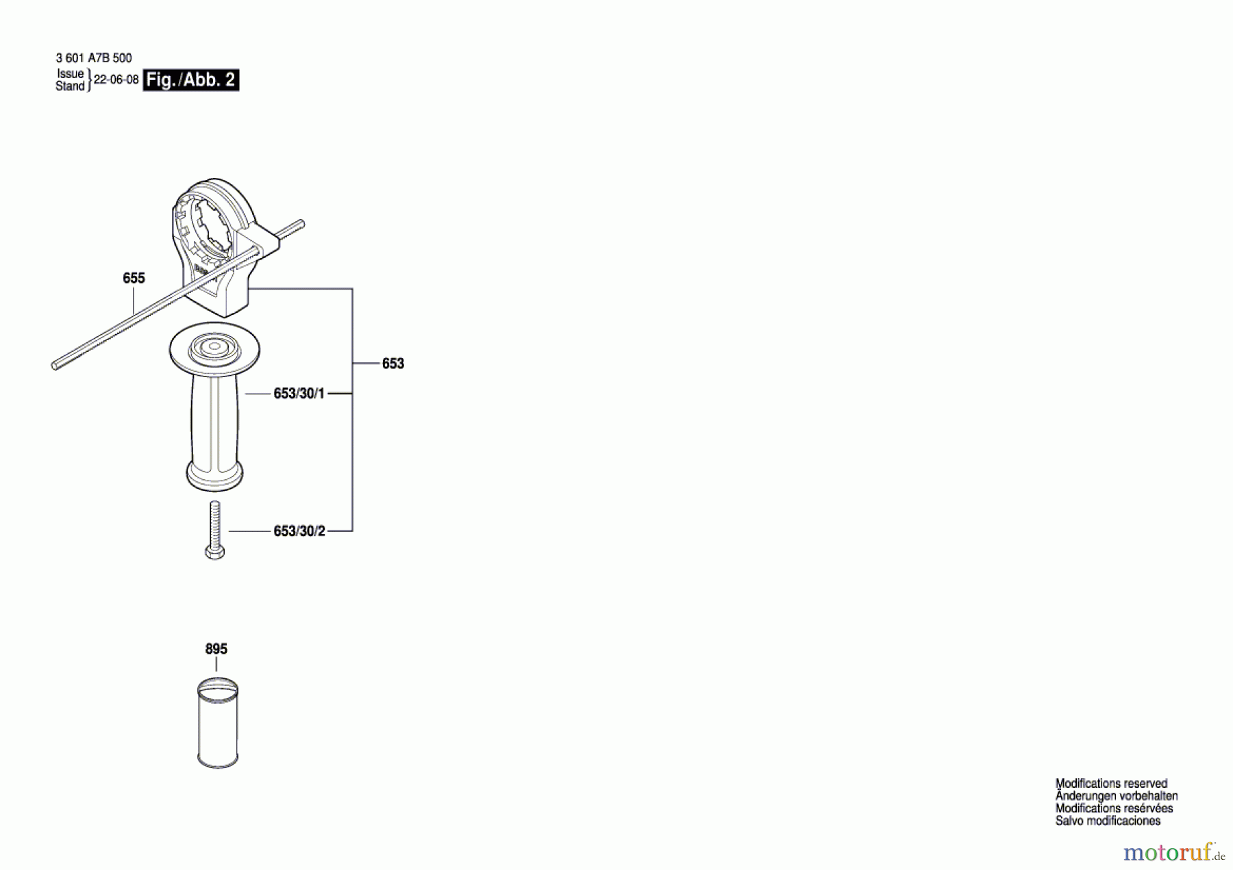  Bosch Werkzeug Schlagbohrmaschine GSB 19-2 RE Seite 2