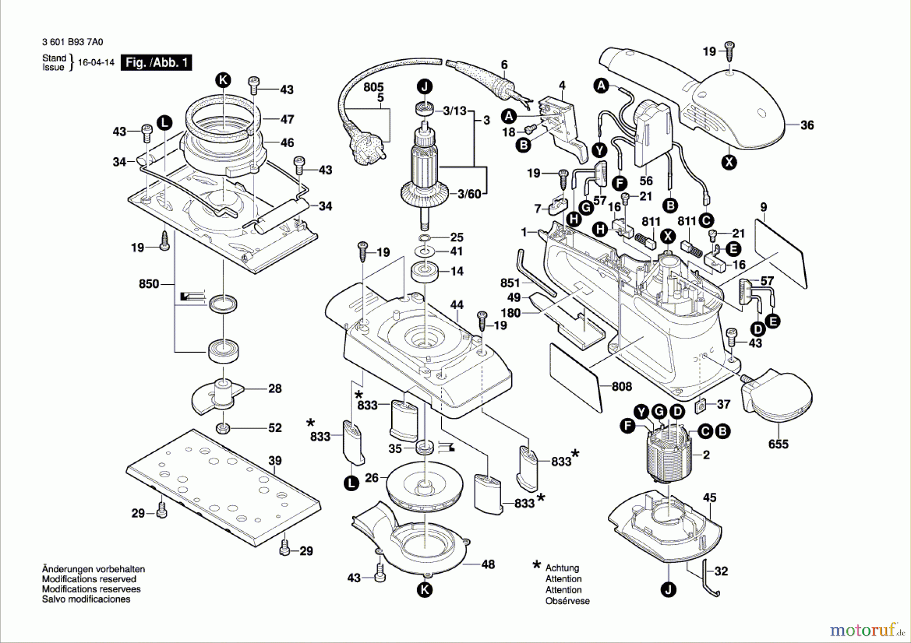  Bosch Werkzeug Schwingschleifer GSS 280 AE Seite 1