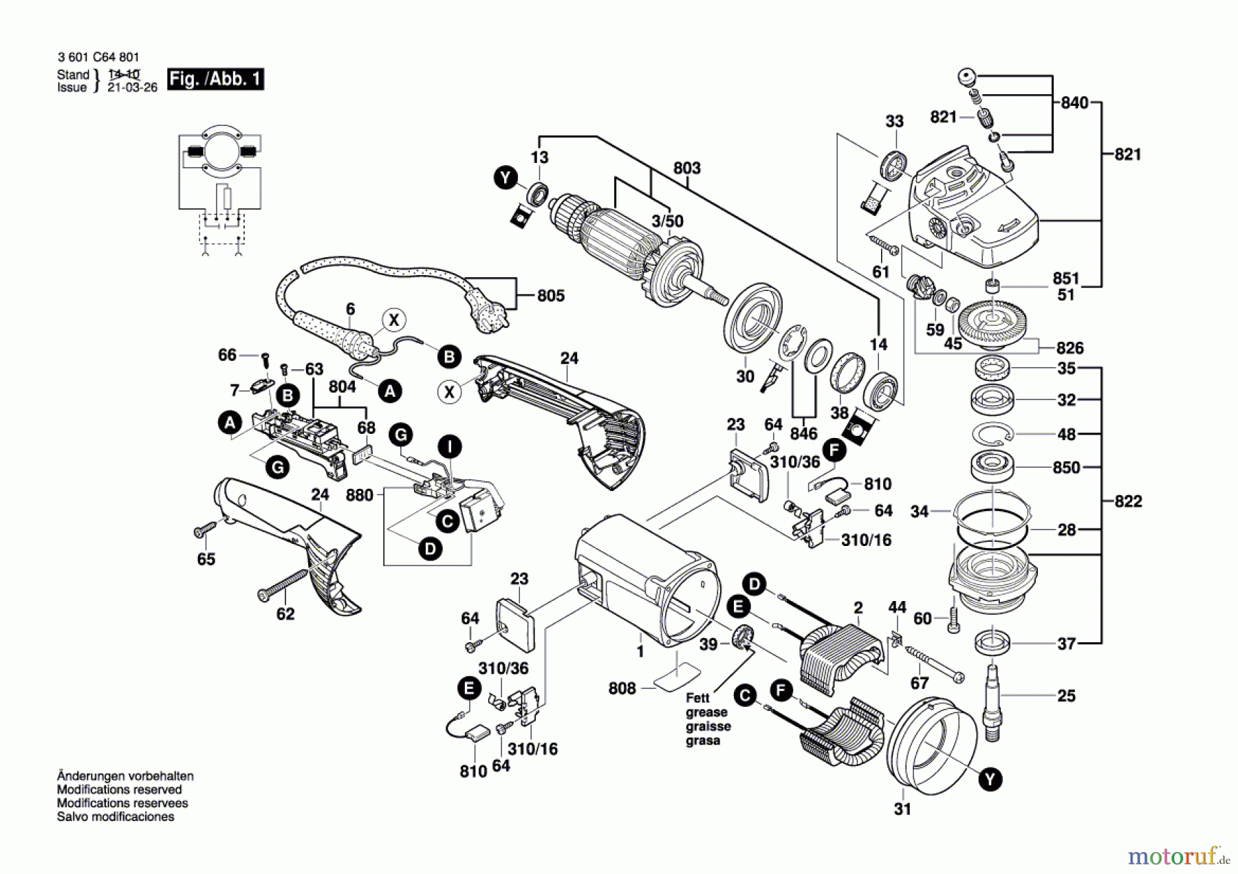  Bosch Werkzeug Winkelschleifer GWS 24-300l Seite 1