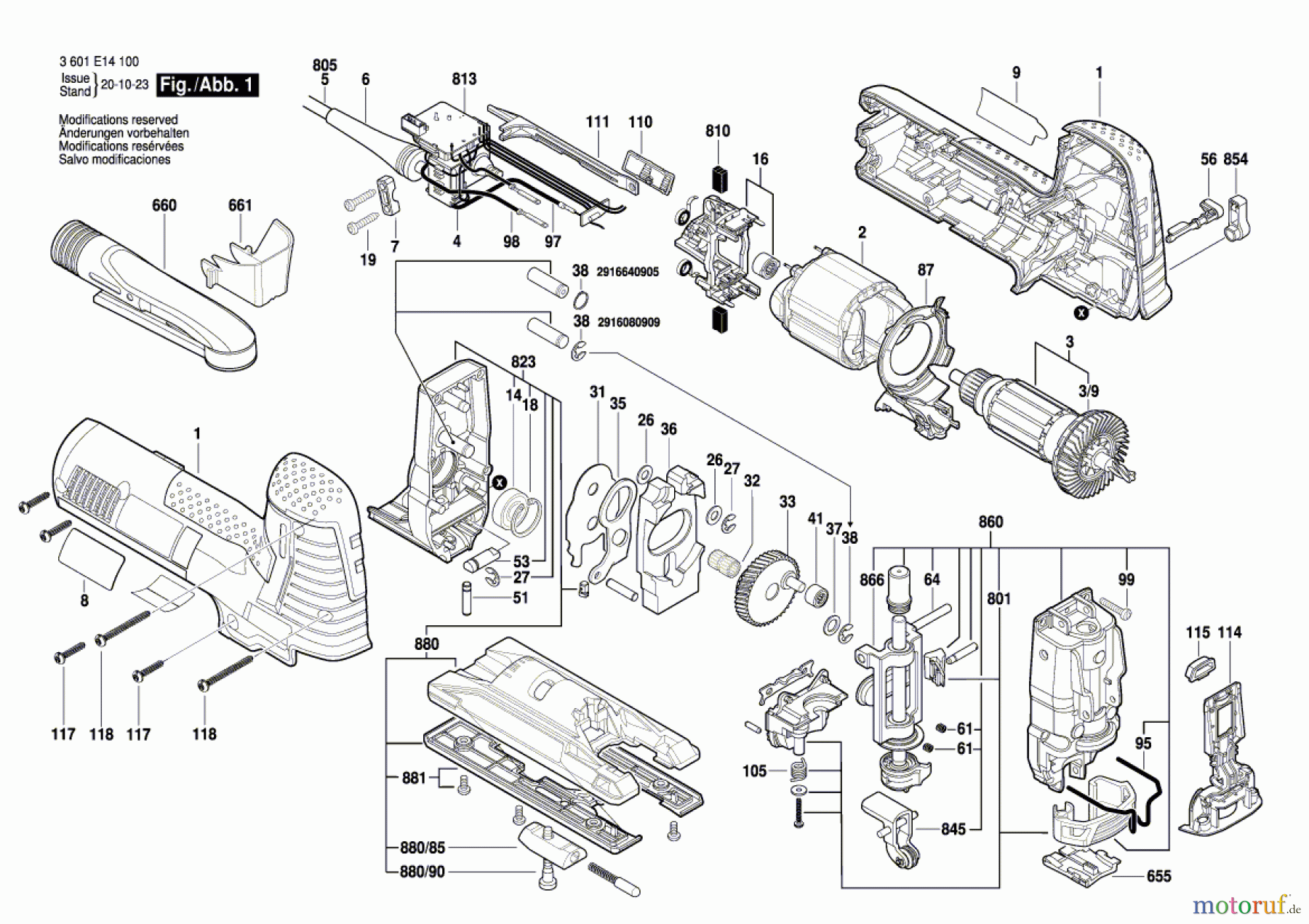  Bosch Werkzeug Stichsäge GST 1400 CE Seite 1