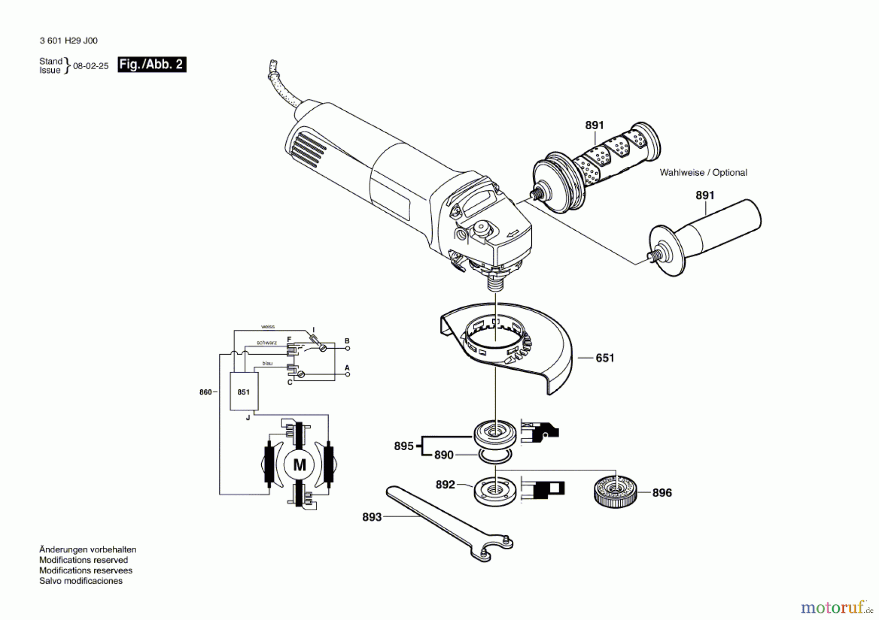  Bosch Werkzeug Winkelschleifer GWS 14-125 INOX Seite 2