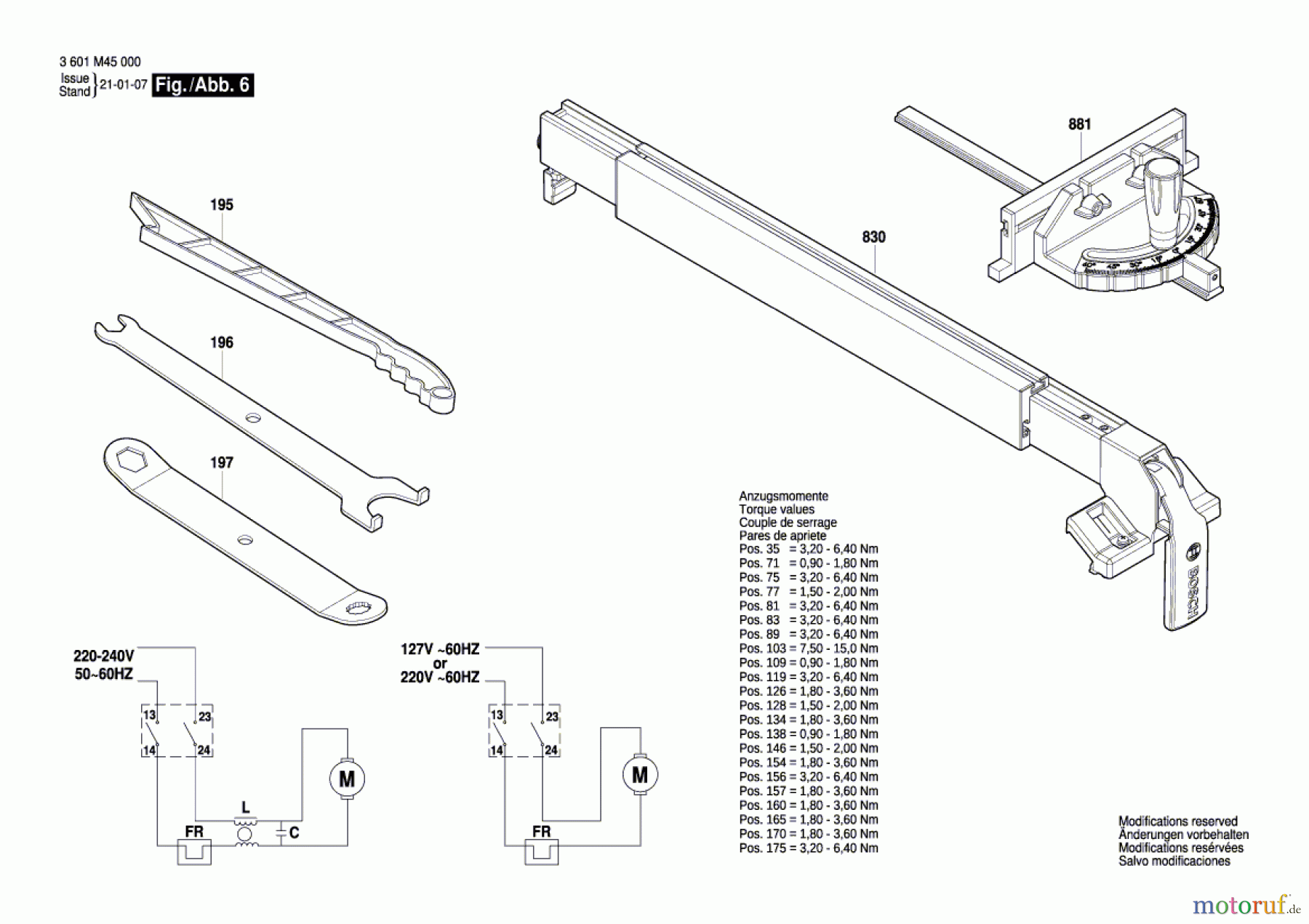  Bosch Werkzeug Tischkreissäge GTS 254 Seite 6
