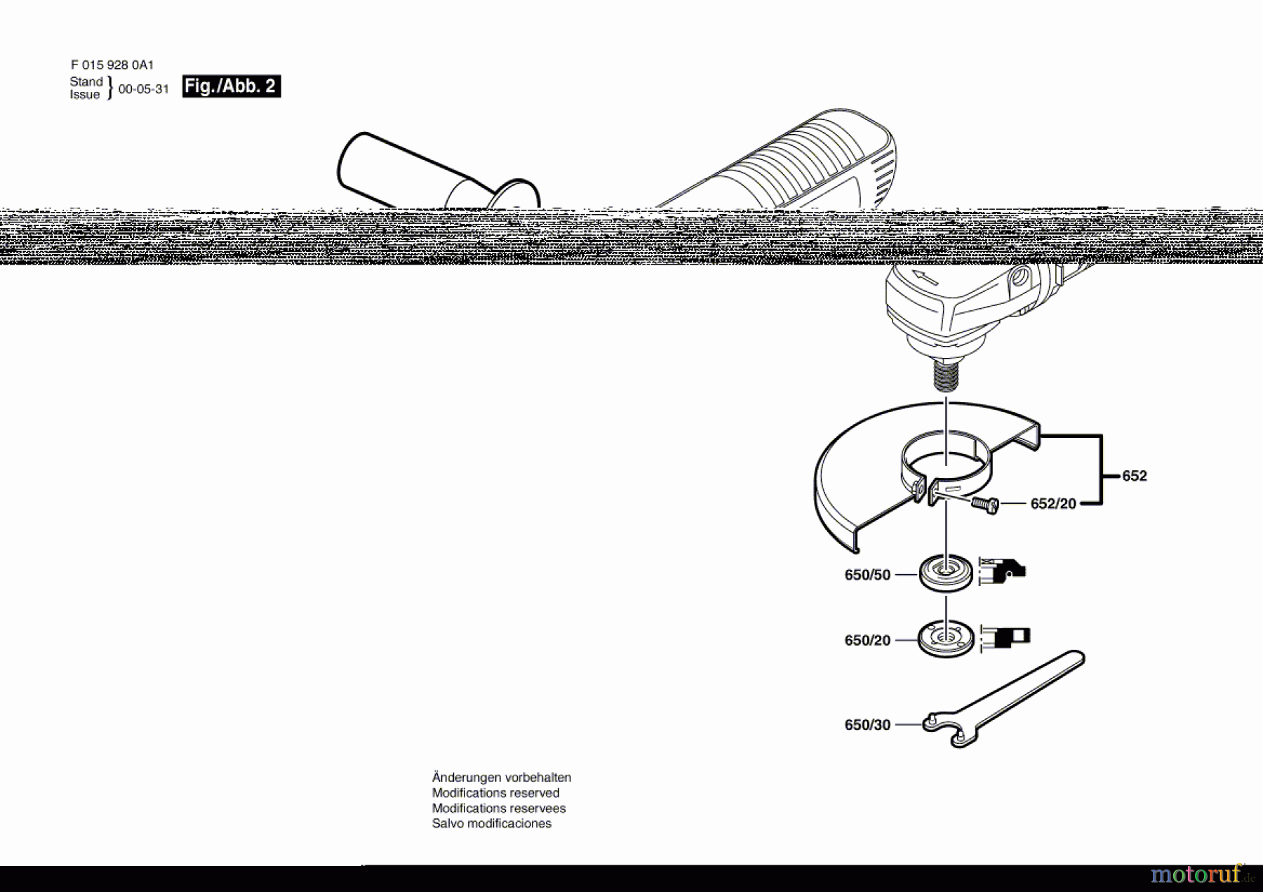  Bosch Werkzeug Winkelschleifer 9280 Seite 2