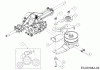 WOLF-Garten Expert E 13/96 T 13H2765F650 (2018) Listas de piezas de repuesto y dibujos Bracket gearbox, Bracket tension pulley