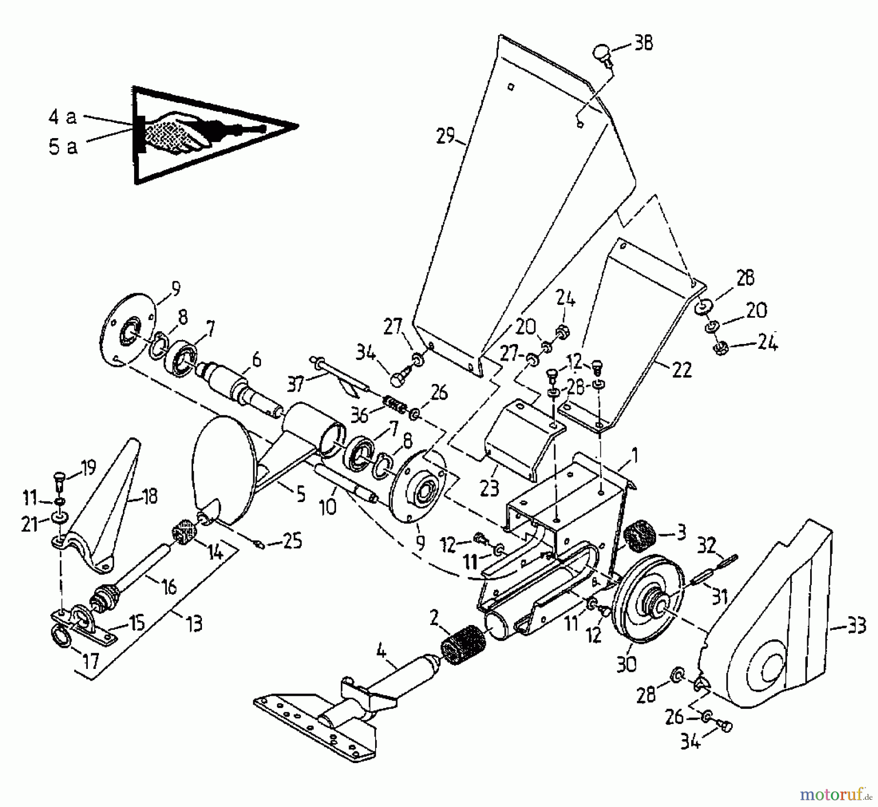  Gutbrod Cutter bar mower BM 107 07517.05  (1998) Cutting drive
