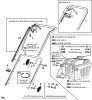 MTD E 45 18A-TOF-678 (1998) Listas de piezas de repuesto y dibujos Grass box, Handle