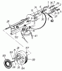 Yard-Man YM 6018 SE 12AE649E643 (1998) Listas de piezas de repuesto y dibujos Gearbox, Wheels
