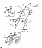 Fleurelle E 451 18B-T2H-619 (2000) Listas de piezas de repuesto y dibujos Grass box, Handle