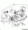 Hvc L 455 F 13AL455F609 (1998) Listas de piezas de repuesto y dibujos Mowing deck F (38"/96cm)