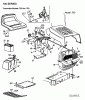 MTD RH 180 13D7768N600 (2003) Listas de piezas de repuesto y dibujos Engine hood 0-Style