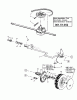 Yard-Man YM 5521 AE 12AEQ38Y643 (2000) Spareparts Gearbox, Wheels