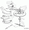 MTD Pinto 13B6064-600 (2003) Listas de piezas de repuesto y dibujos Mowing deck 24"/60cm