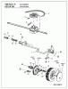Gutbrod HB 54 RA 12B-Q78T690 (2003) Listas de piezas de repuesto y dibujos Gearbox, Wheels