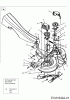 Gutbrod GLX 92 RAL 13AE506E690 (2002) Listas de piezas de repuesto y dibujos Mowing deck E (36"/92cm) with 1 idler pulley