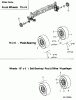 MTD untill 2011 SE 160 AT 13A7508E678 (2002) Listas de piezas de repuesto y dibujos Front wheel 15x6, Plast.Bearing/Ball bearing