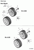 Yard-Man AG 5165 13AE504G643 (2002) Listas de piezas de repuesto y dibujos Rear wheels