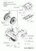 Bolens BL 5081 GT 21C-385D684 (2008) Listas de piezas de repuesto y dibujos Belt cover, Wheels, Tine shield
