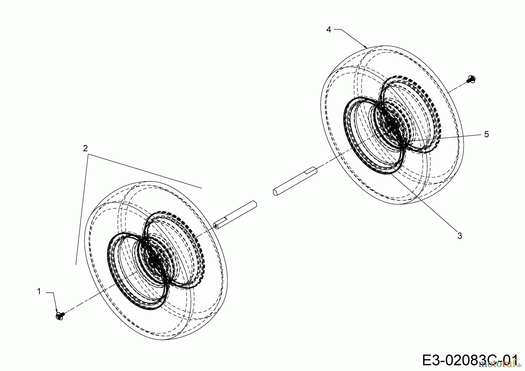  Qualcast Lawn tractors LT 125-92 13HH765E639  (2014) Rear wheels 18x6.5 from 01.07.2013