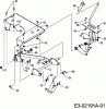 MTD Pinto 13B7064-400 (2007) Listas de piezas de repuesto y dibujos Deck lift