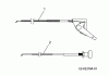 Gutbrod GLX 105 RHL-K 13BI516N690 (2005) Listas de piezas de repuesto y dibujos Control cables