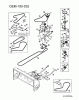 MTD Accessories Snow throwers for 450 series OEM-190-032 (2006) Listas de piezas de repuesto y dibujos Milling drive
