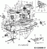 Gutbrod DLX 127 SAL-SK 13AF606P690 (2008) Listas de piezas de repuesto y dibujos Mowing deck P (50"/127cm)