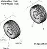 Fair Way FWT 135/96 13A1768F617 (2006) Listas de piezas de repuesto y dibujos Front wheels