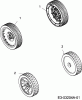 Mastercut SP 46 O 12C-J2MD657 (2007) Listas de piezas de repuesto y dibujos Wheels