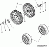 MTD SP 53 CWH 12A-98EQ678 (2010) Listas de piezas de repuesto y dibujos Wheels