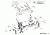Wolf-Garten A 460 AVHWH 12AQTSDQ650 (2017) Listas de piezas de repuesto y dibujos Rear baffle, Handle bracket