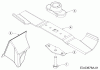 Wolf-Garten WA 46 11A-TU5N650 (2017) Listas de piezas de repuesto y dibujos Blade, Blade adapter, Mulch plug