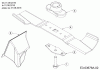 Mr.Gardener HW 46 B 11A-TN5C629 (2016) Listas de piezas de repuesto y dibujos Blade, Blade adapter, Mulch plug to 31.08.2016
