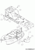 WOLF-Garten Expert E 13/96 T 13H2765F650 (2018) Listas de piezas de repuesto y dibujos Covers mowing deck F (38"/96cm)