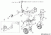 Cub Cadet CC 53 SPO W 12AQC6J3603 (2014) Listas de piezas de repuesto y dibujos Axles, Hight adjustment, Front wheel support