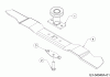 Cub Cadet SC 500 HW 12ABD2M5710 (2018) Listas de piezas de repuesto y dibujos Blade, Blade adapter