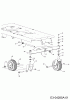 MTD P 170 HZ-S 17AE2ACS678 (2011) Listas de piezas de repuesto y dibujos Wheels, Pivot bar