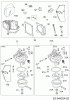 MTD-Engines 1P70MH 752Z1P70MH (2008) Listas de piezas de repuesto y dibujos Engine gasket kit, Repair kit carburetor