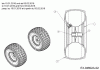 Lux Tools RT 135-96 S 13HH77TF694 (2016) Listas de piezas de repuesto y dibujos Front wheels 15x6 to 19.01.2016 and from 05.02.2016