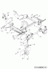 Gutbrod GLX 122 FH 17BT4BFY690 (2011) Listas de piezas de repuesto y dibujos Mowing deck frame
